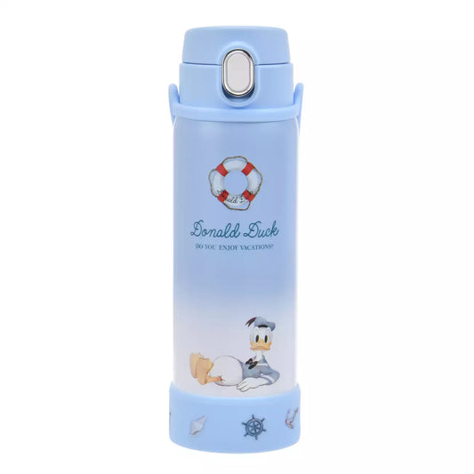 Japan Disney Store - Donald Duck - Stainless Steel Bottle with Strap