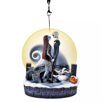 NOV 4 PREORDER - Japan Limited - The Nightmare Before Christmas - Jack Skellington, Sally & Zero - Light-Up Christmas Ornament