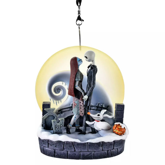 NOV 4 PREORDER - Japan Limited - The Nightmare Before Christmas - Jack Skellington, Sally & Zero - Light-Up Christmas Ornament