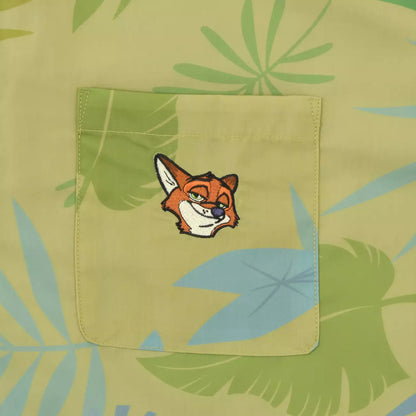 My Favorite Disney Foxes Collection - Nick Wilde - Short Sleeve Shirt with Tie - One Size