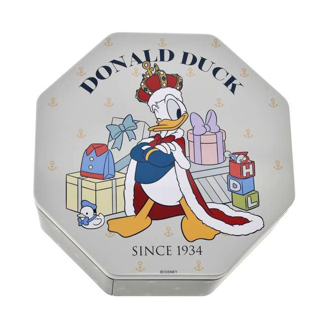JAPAN LIMITED - Donald the King Birthday - Cookie Tin