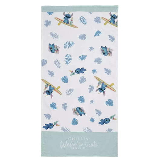(June 10/13 preorder) Japan Limited - Stitch & Scrump - Cotton Bath Towel - Stitch Day Collection