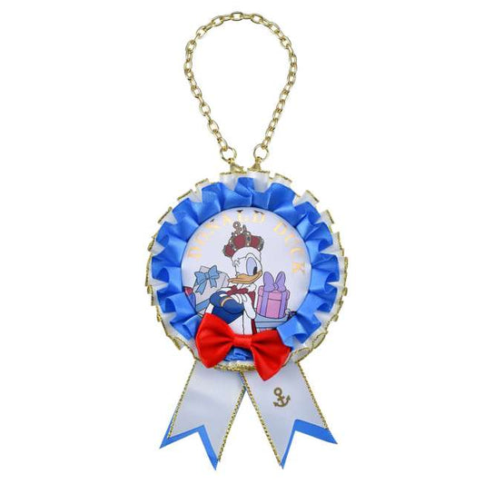 JAPAN LIMITED - Donald the King Birthday - Can Badge Rosette Keychain / Pin
