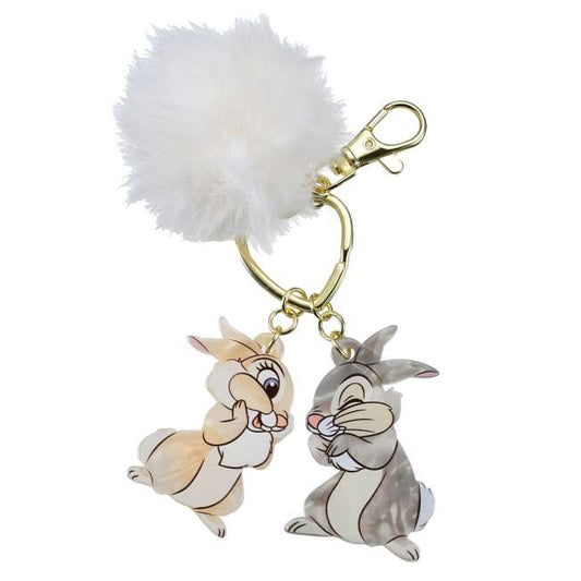 Pastel Bunnies - Miss Bunny & Thumper Keychain