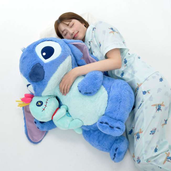 (June 10/13 preorder) Japan Limited - Stitch & Scrump - 82cm Super Big Plush - Stitch Day Collection