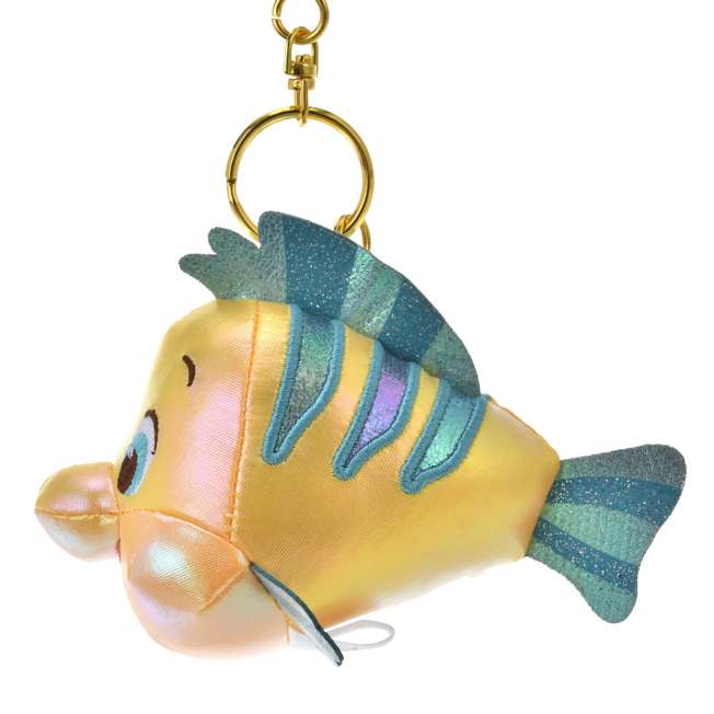 Japan Limited - Aurora Collection - The Little Mermaid - Flounder Plush Keychain