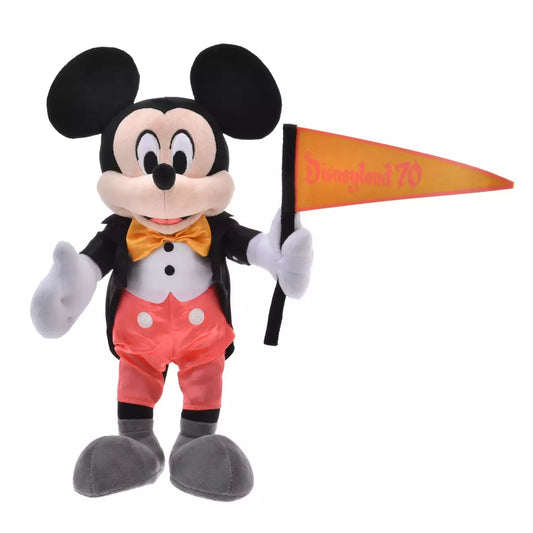 Japan Disney Store - Disneyland Resort 70th Celebration - Mickey Mouse Flag Plush