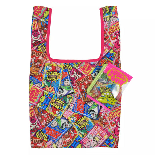 Japan Limited - Toy Story Confectionary - Woody's Friends / Little Green Men - Shopping Bag with Pouch