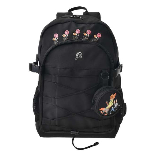 Japan Limied - Zootopia Comic Style - Judy Hopps, Nick Wilde & Lemming Businessman - Backpack with Pouch
