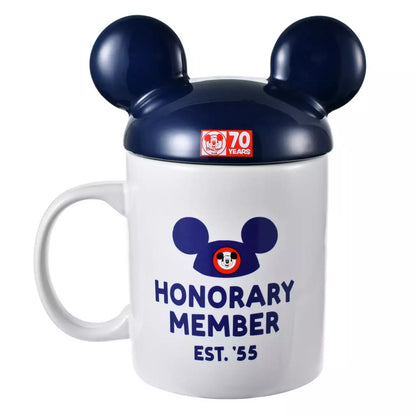 SEPT 30 PREORDER - Japan Limited - Mickey Mouse Club 70th Anniversary - Cap Mug with Lid