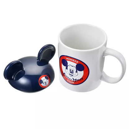 SEPT 30 PREORDER - Japan Limited - Mickey Mouse Club 70th Anniversary - Cap Mug with Lid