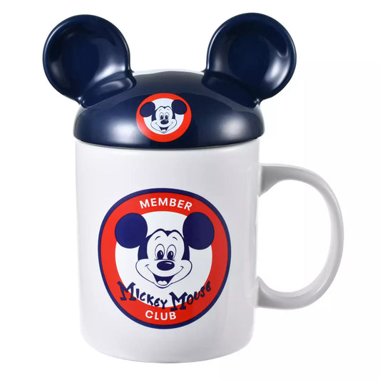 SEPT 30 PREORDER - Japan Limited - Mickey Mouse Club 70th Anniversary - Cap Mug with Lid