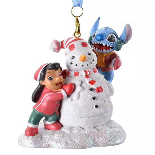 Japan Limited - Peter Pan - Lilo & Stitch Snowman - Christmas Ornament