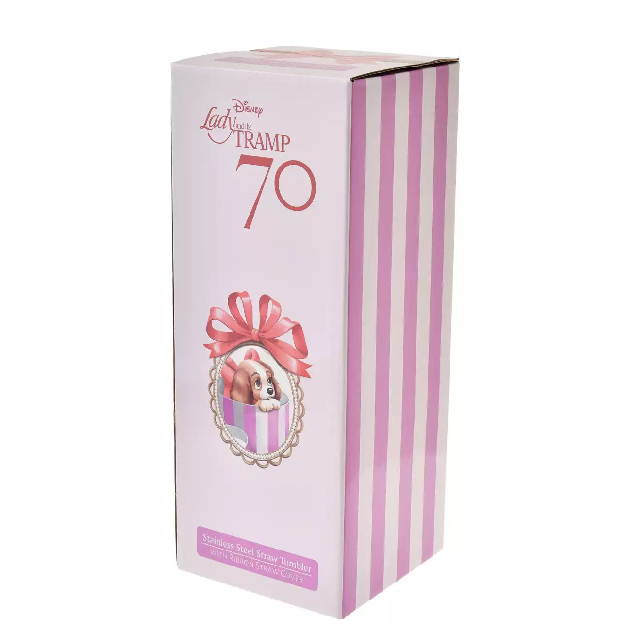 SEPT 12 PREORDER - Japan Limited - Lady and the Tramp - 70th Anniversary - Stainless Steel Tumbler