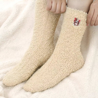 SEPT 12 PREORDER - Japan Limited - Lady and the Tramp - 70th Anniversary - Room Socks 23-25cm