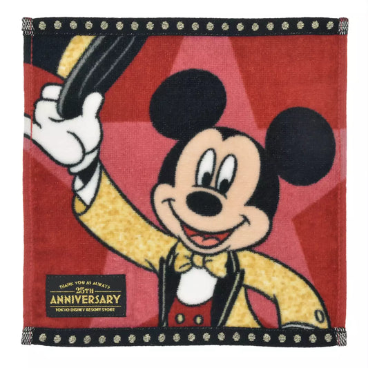 Tokyo Disney Resort Store Limited - 25th Anniversary - 100% Cotton - Mickey Hand Towel