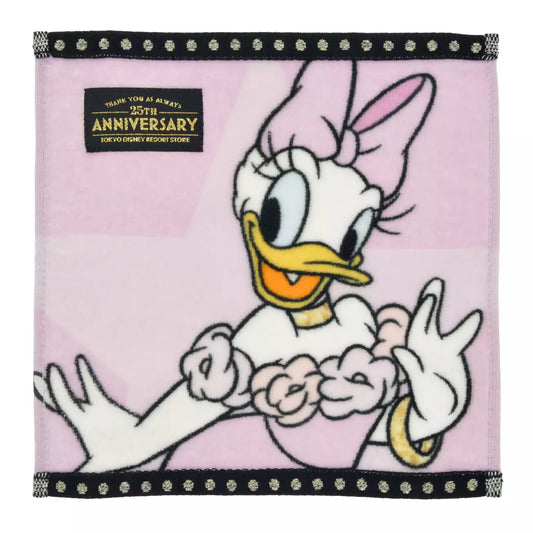 Tokyo Disney Resort Store Limited - 25th Anniversary - 100% Cotton - Daisy Hand Towel