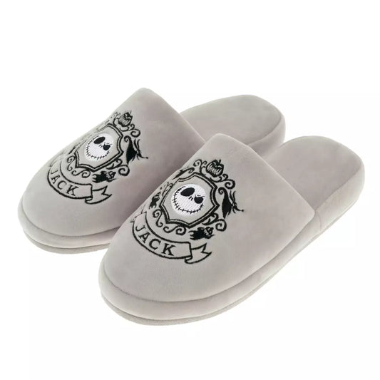 SEPT 16 PREORDER - Japan Limited - The Nightmare Before Christmas - Jack Skellington & Zero Slippers with Drawstring Bag