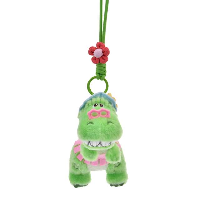 Japan Limied - Toy Story Toons - Hawaiian Vacation - Chill Resort - Rex - Push Keychain