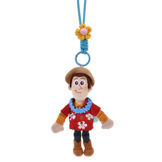 Japan Limied - Toy Story Toons - Hawaiian Vacation - Chill Resort - Woody - Push Keychain