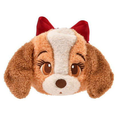 SEPT 12 PREORDER - Japan Limited - Lady and the Tramp - 70th Anniversary - Plush Pouch with Snacks