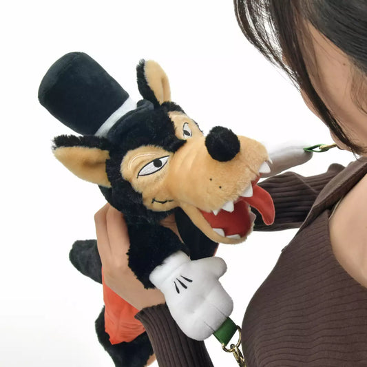 SEPT 3 PREORDER - Japan Limited - Disney Villains - Big Bad Wolf - Plush Pouch Bag