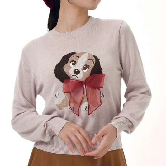 SEPT 12 PREORDER - Japan Limited - Lady and the Tramp - 70th Anniversary -  Long Sleeve Sweater
