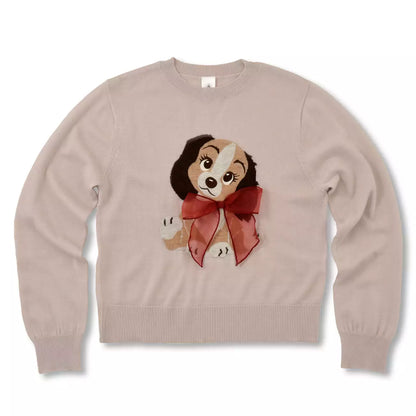 SEPT 12 PREORDER - Japan Limited - Lady and the Tramp - 70th Anniversary -  Long Sleeve Sweater
