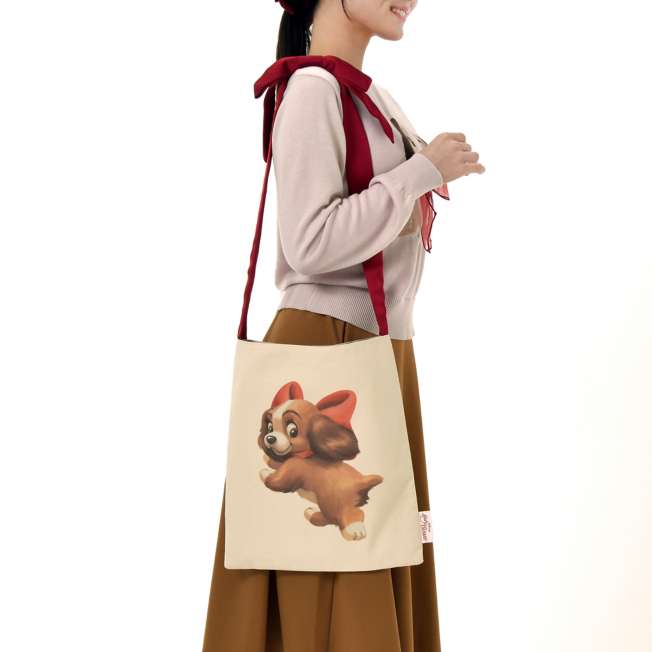 SEPT 12 PREORDER - Japan Limited - Lady and the Tramp - 70th Anniversary - Tote Bag