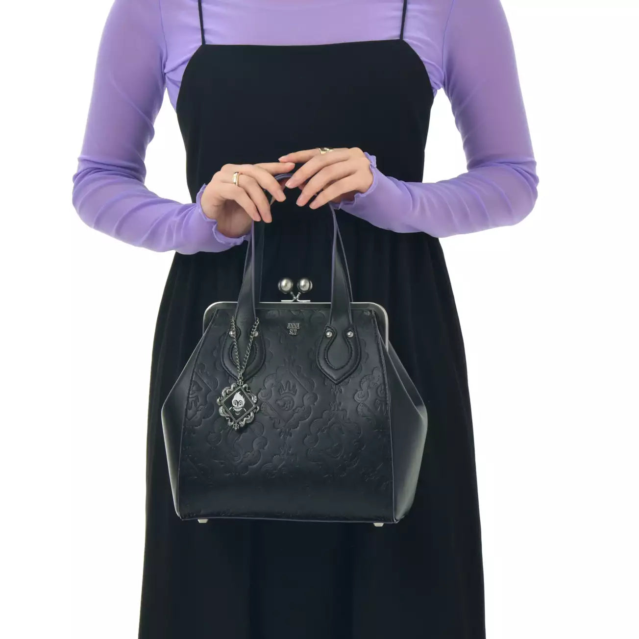 Japan Limited - Disney Villains - [ANNA SUI] Ursula, Flotsam & Jetsam Handbag 2-Way with Bag Charm