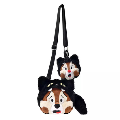 MID SEPT PREORDER - Japan Limited - Disney Store Halloween 2025 - Chip & Dale Plush Shoulder Bag with Charm