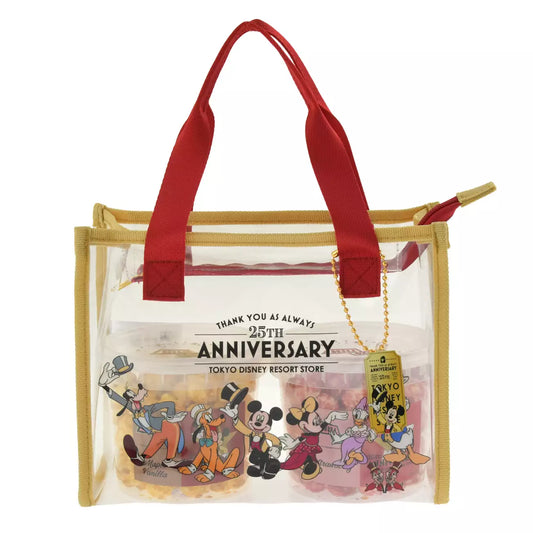 Tokyo Disney Resort Store Limited - 25th Anniversary - Mickey & Friends - Popcorn with Bag