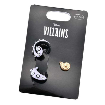 Japan Limited - Disney Villains - The Little Mermaid - Ursula Earring (one) and Ear Cuff Set