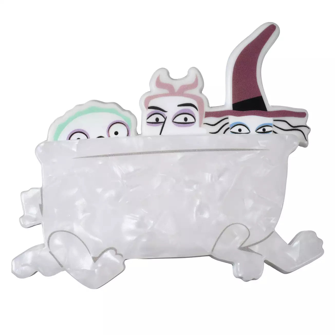 Japan Limited - The Nightmare Before Christmas -  Lock, Shock & Barrel Barrette - Die-Cut Hair Clip