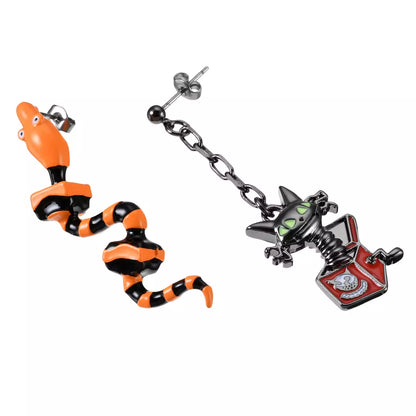 Japan Limited - The Nightmare Before Christmas -  Asymmetrical Snake Earrings