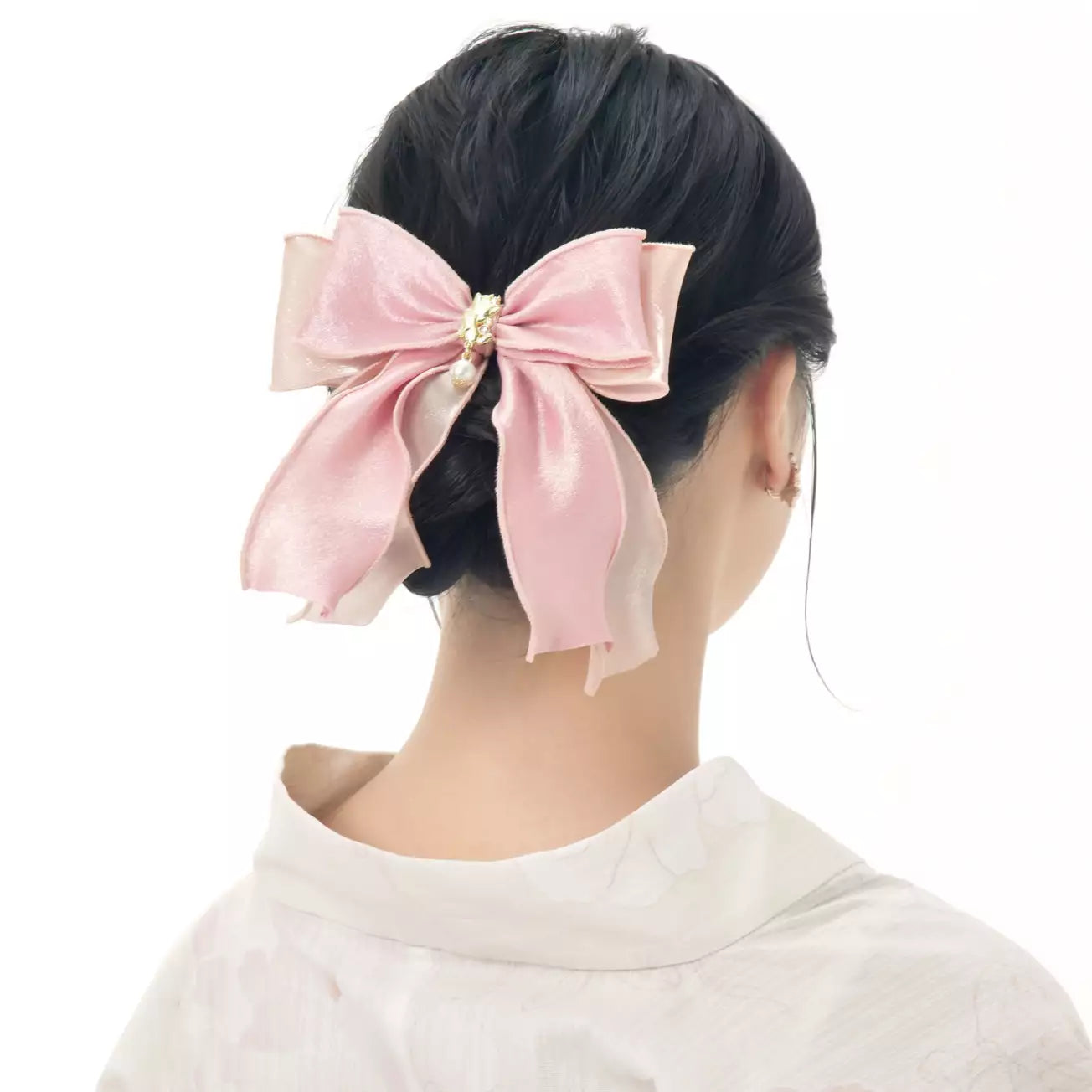 Japan Limited - Disney YUKATA Collection - Marie - The Aristocats - Big Ribbon Hair Clip