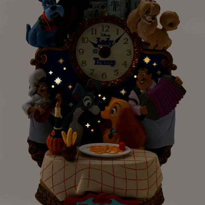 SEPT 12 PREORDER - Japan Limited - Lady and the Tramp - 70th Anniversary - Light-Up Clock