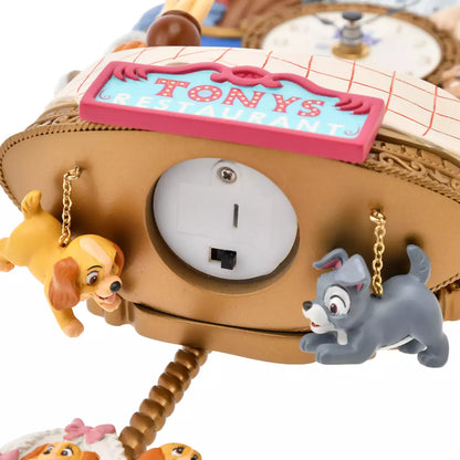 SEPT 12 PREORDER - Japan Limited - Lady and the Tramp - 70th Anniversary - Light-Up Clock