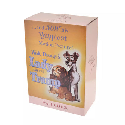 SEPT 12 PREORDER - Japan Limited - Lady and the Tramp - 70th Anniversary - Light-Up Clock