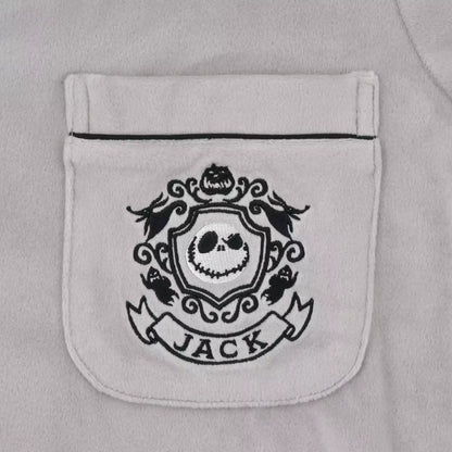 Japan Limited - The Nightmare Before Christmas -  Jack Skellington & Zero Long Sleeve Pajama Dress with Drawstring Bag