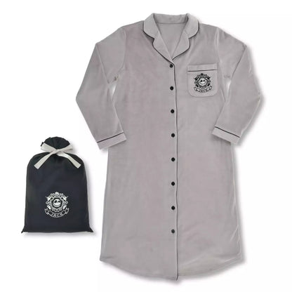 Japan Limited - The Nightmare Before Christmas -  Jack Skellington & Zero Long Sleeve Pajama Dress with Drawstring Bag