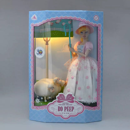 OCT 24 PREORDER - Japan Limited - Toy Story 30th Anniversary - Bo Peep & Billy, Goat, and Graff Light-Up Doll Figure Set - Disney Designer Collection