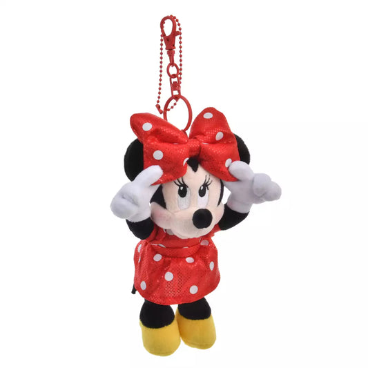 Japan Limited - Minnie's Dot Ribbon Collection - Plush Keychain