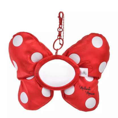 Japan Limited - Minnie's Dot Ribbon Collection - Minnie Plush Keychain with Mirror