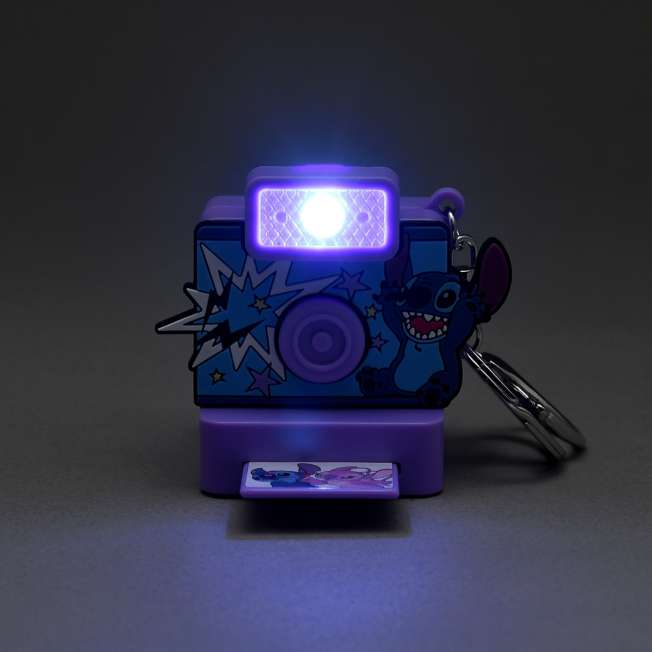 Japan Limited - Stitch & Angel - Sound & Light Up Camera Keychain