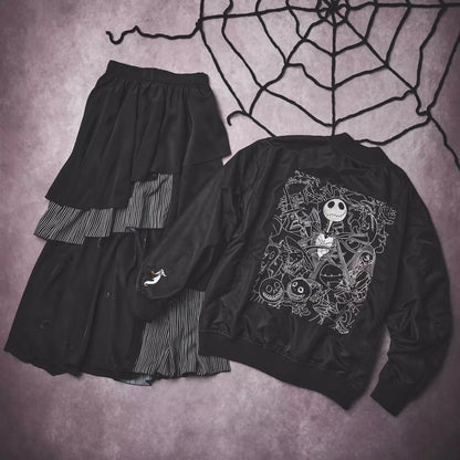 SEPT 16 PREORDER - Japan Limited - The Nightmare Before Christmas -  Jack Skellington Skirt