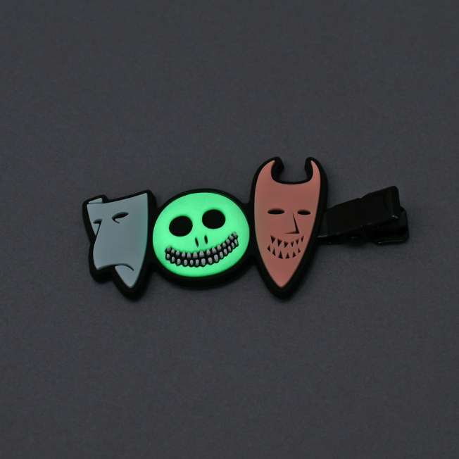 Japan Limited - The Nightmare Before Christmas -  Oogie Boogie - Glow-in-the-Dark Hair Clip Set