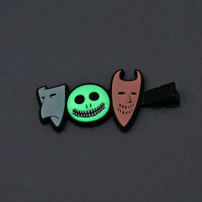 Japan Limited - The Nightmare Before Christmas -  Oogie Boogie - Glow-in-the-Dark Hair Clip Set