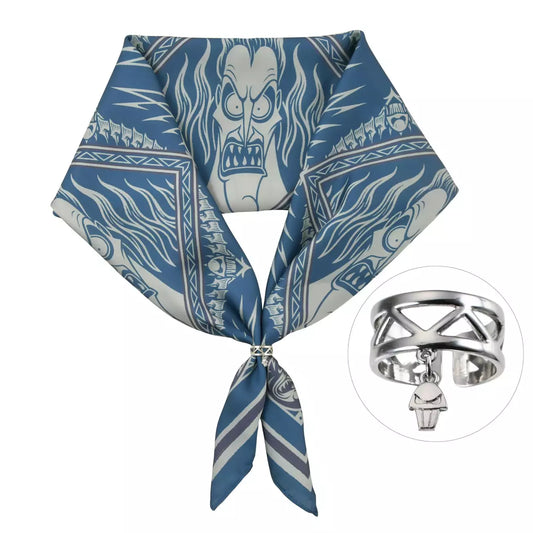 SEPT 3 PREORDER - Japan Limited - Disney Villains - Hades, Pain & Panic! Scarf and Ring Set