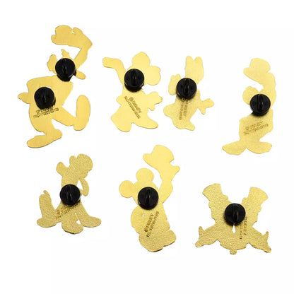 Tokyo Disney Resort Store Limited - 25th Anniversary - Mickey & Friends Pin Badge Set with Frame
